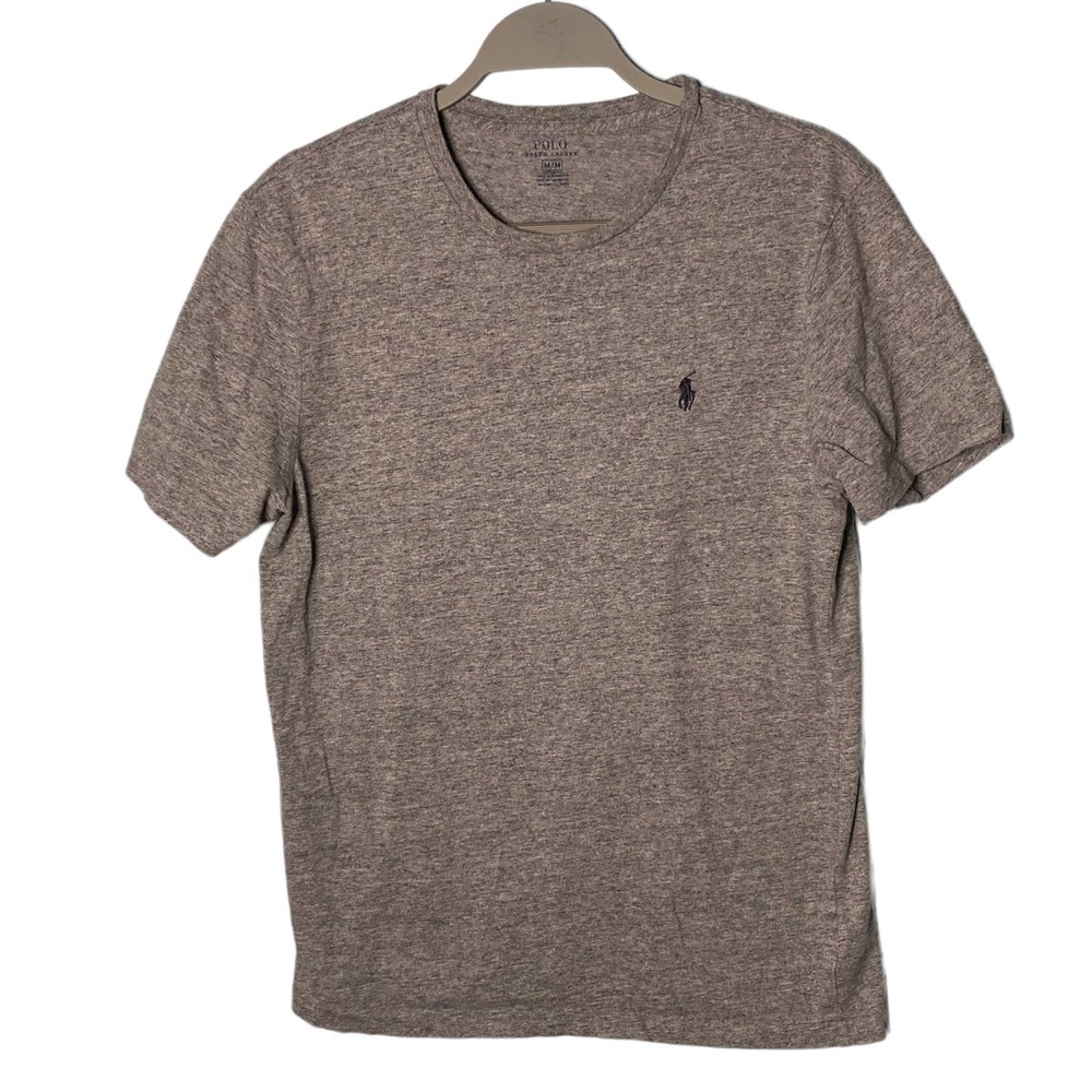 Polo by Ralph Lauren Men's Crewneck Cotton T-Shirt Gray Size Medium